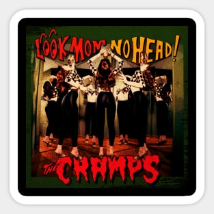 Rumbling Riffs The Cramps Rock 'n' Roll Rebellion Shirt Sticker